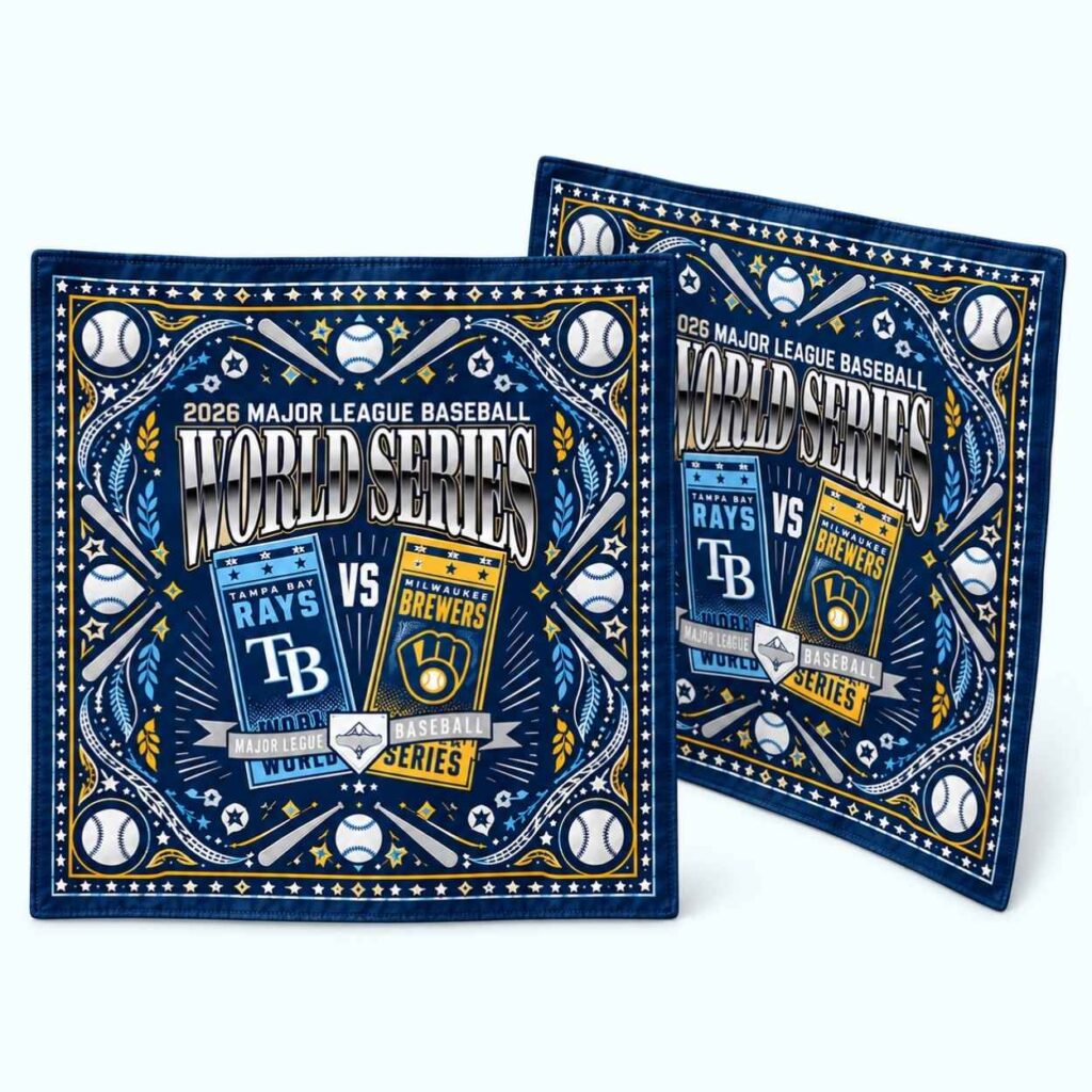 Tampa Bay Rays Vs Milwaukee Brewers World Series 2026 Bandana 2