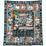 The Dolphins 60th Anniversary 1966–2026 Blanket