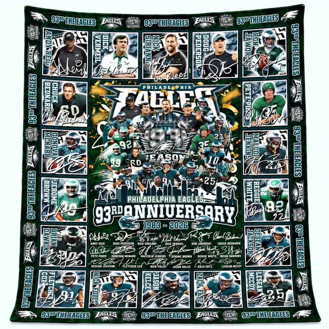 The Eagles 93rd Anniversary 1933–2026 Blanket 1 The Eagles 93rd Anniversary 1933 2026 Blanket 1