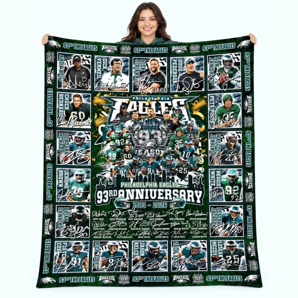 The Eagles 93rd Anniversary 1933 2026 Blanket 3 The Eagles 93rd Anniversary 1933 2026 Blanket 3