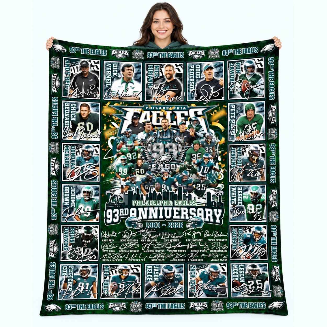 The Eagles 93rd Anniversary 1933–2026 Blanket 3 The Eagles 93rd Anniversary 1933 2026 Blanket 3