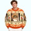 Wait I’m Thinking Cat Head Stuck in Toast Ugly Christmas Sweater 5 Wait I m Thinking Cat Head Stuck in Toast Ugly Christmas Sweater 2