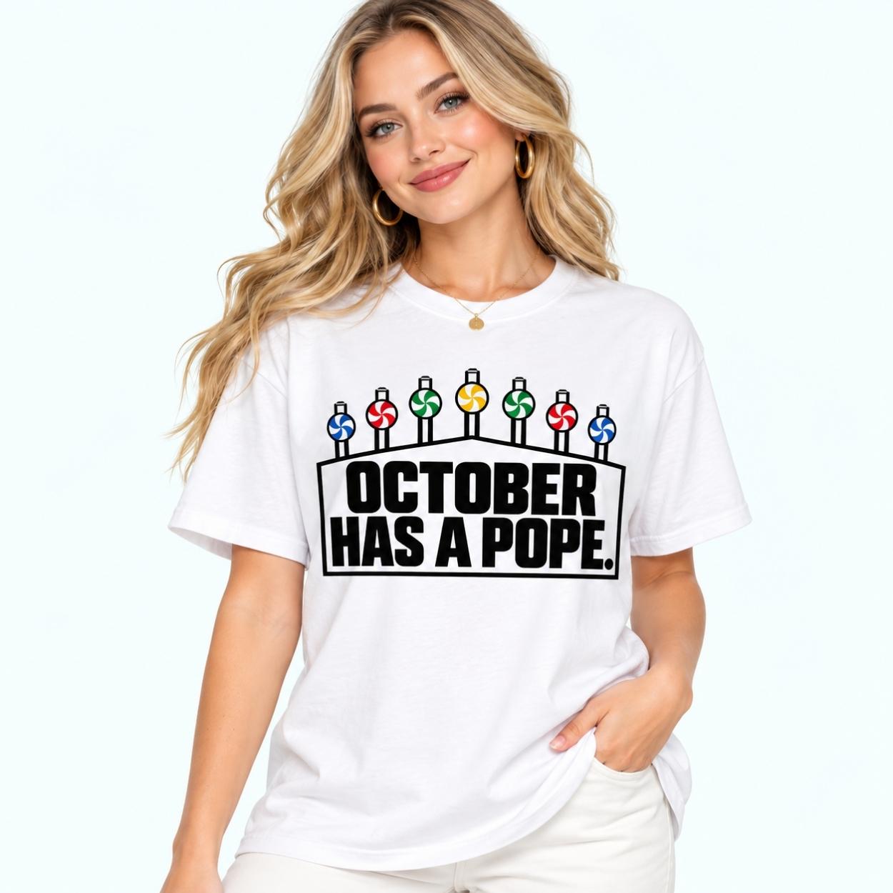White Sox October Has A Pope Shirt 4 White Sox October Has A Pope Shirt 4