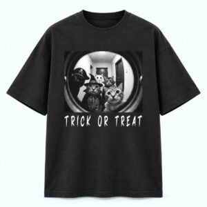 Trick Or Treat Cats Halloween Shirt 1