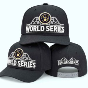Milwaukee Brewers 2026 World Series Locker Room Hat 1